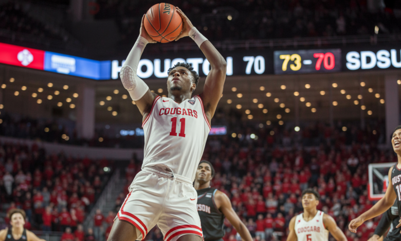 Houston Cougars Men’s Basketball vs SDSU Basketball Match Player Stats