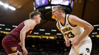 Washington Basketball vs Iowa Hawkeyes Men's Basketball Match Player Stats