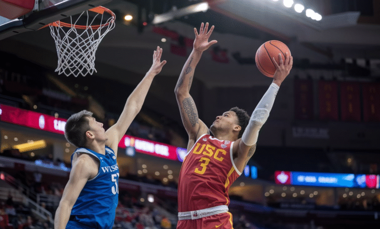 USC Trojans Men's Basketball vs Washington Basketball Match Player Stats
