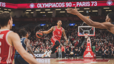 Paris Basketball vs Olympiacos BC Match Player Stats