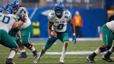 Toledo Football vs Akron Zips Football Match Player Stats