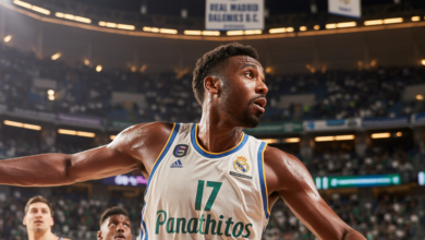 Real Madrid Baloncesto vs Panathinaikos B.C. Match Player Stats