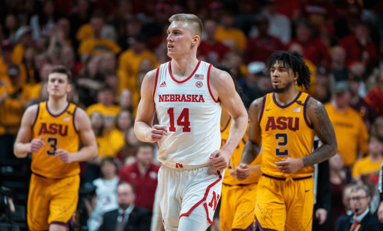 Nebraska Cornhuskers Men's Basketball vs ASU Basketball Match Player Stats