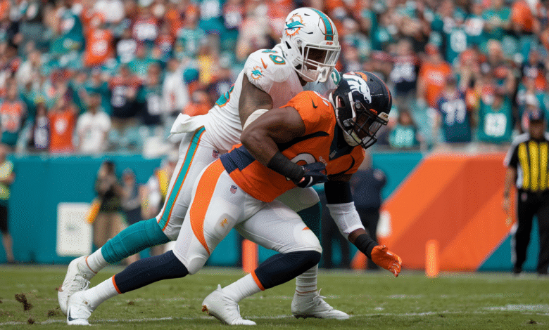Miami Dolphins vs Denver Broncos Match Player Stats