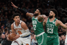 Knicks vs. Boston Celtics Match Player Stats