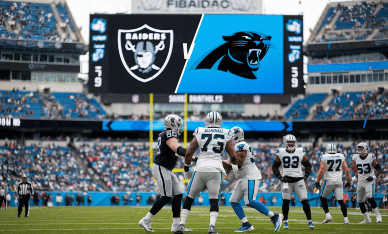 Las Vegas Raiders vs Carolina Panthers Match Player Stats